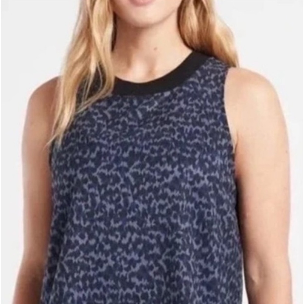Grey/Navy/Black Athleta Zephyr Tank